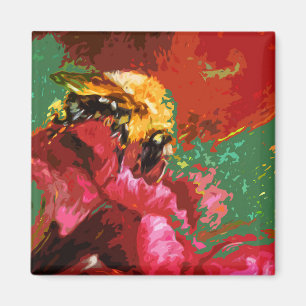 Íman Bumble a imã de geladeira da abelha