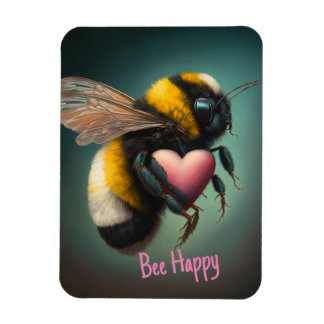 Íman Bumble Bee - Bee Happy - Magnet flexível