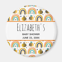 Bumble Bee e Chá de fraldas de padrões do Rainbows