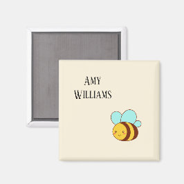 Íman Bumble bonito personalizado