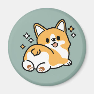 Íman Bumbum Primeiro, Vamos Nap - Bumbum Corgi Cute