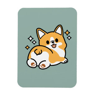 Íman Bumbum Primeiro, Vamos Nap - Bumbum Corgi Cute