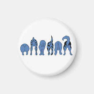 Íman Bumbuns de Cachorro Azul