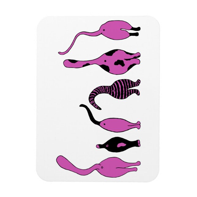 Íman Bumbuns de Gato Roxo (Vertical)