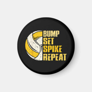 Íman Bump Set Spike Repete Voleibol Engraçado