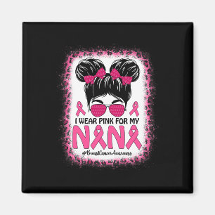 Íman Bun Eu Visto Rosa Para Os Meus Awarenes De Cancer
