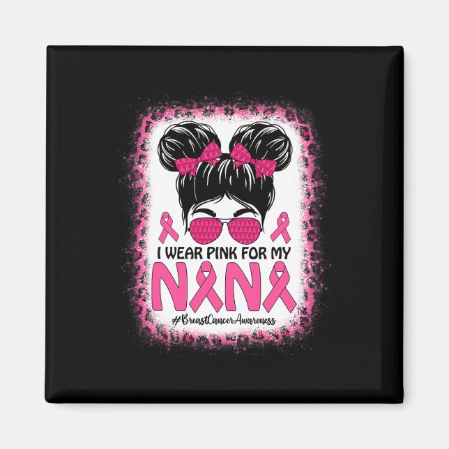 Íman Bun Eu Visto Rosa Para Os Meus Awarenes De Cancer  (Frente)