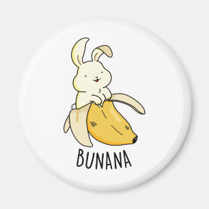 Íman Bunana Cute Bunny Em Um Canhão De Banana
