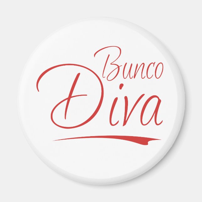 Íman bunco diva (Frente)
