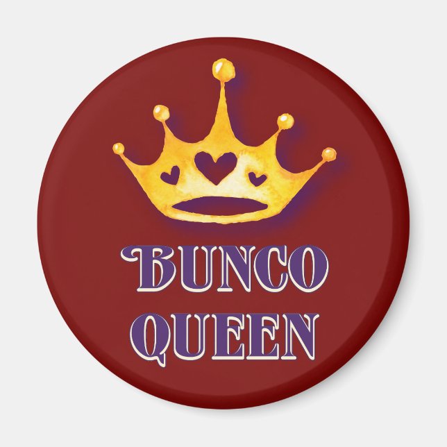 Íman Bunco Queen Royal Crown Red (Frente)