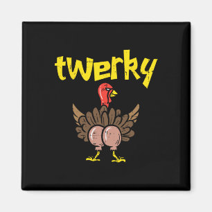 Íman Bunda de peru Twerky engraçado Dia de Ação de Graç