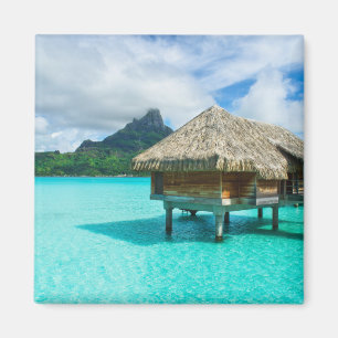 Íman bungalow da Sobre-água, ímã de Bora Bora