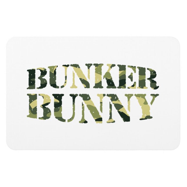 ÍMAN  BUNKER BUNNY CAMO / CAMOUFLAGE (Horizontal)