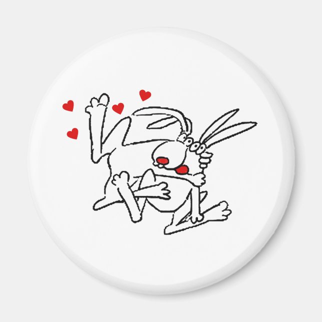 Íman Bunnies No Amor (Frente)