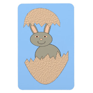 Íman Bunny Hatching do Egg Weird Magnet