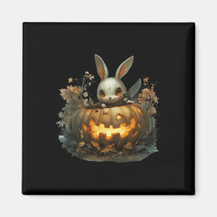 Íman Bunny Mayhem Cachorro do Halloween Bunny Pumpkin