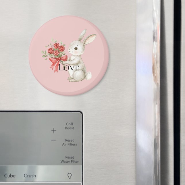 Íman Bunny Rosa Love (In Situ (Fridge))