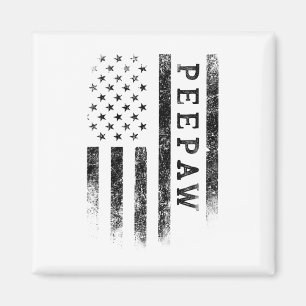 Íman Bunnyaw Dia dos Pais Bandeira Americana Patriótica