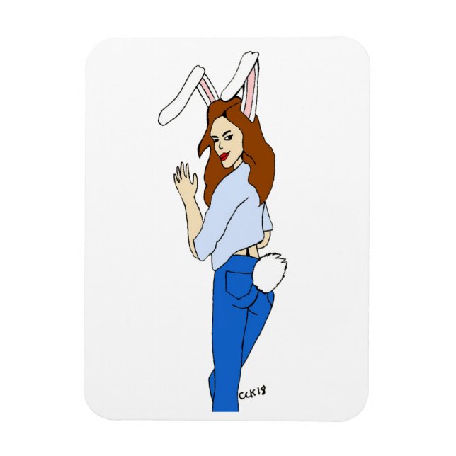 Íman bunnygirl (Vertical)