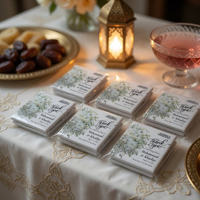 Íman Buquê De Flores De Casamento Obrigado Nikah Walima (Criador carregado)