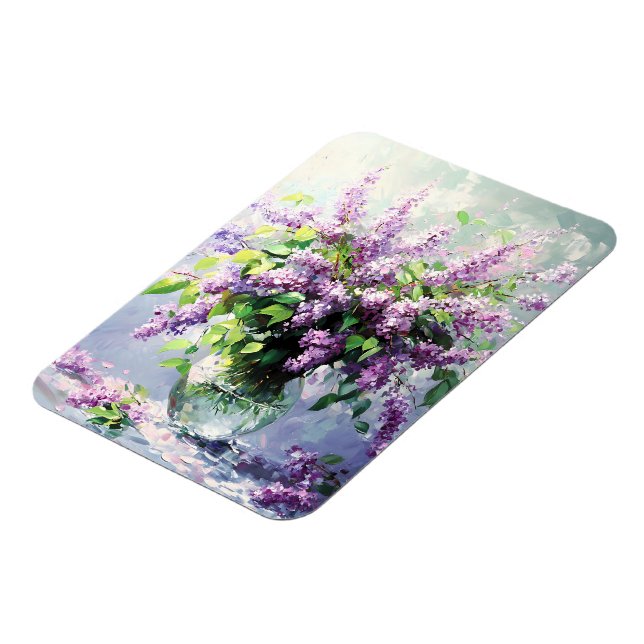 Íman Buquê de Lilás em Flor de Lavanda (Left Side)