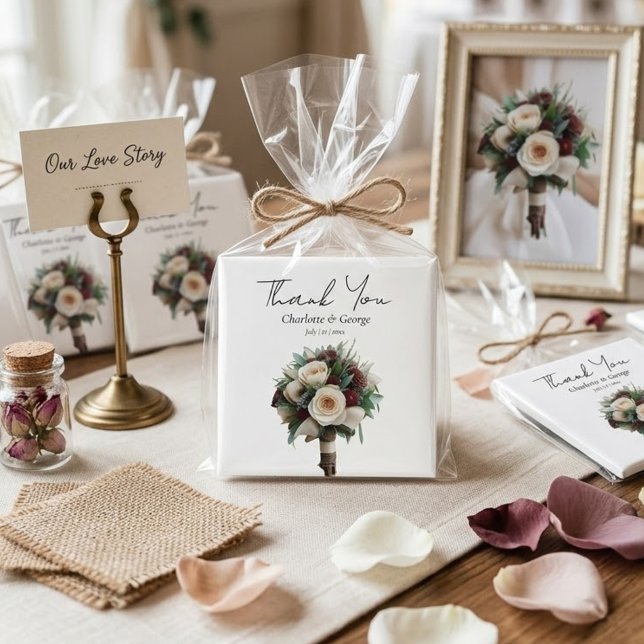 Íman Buquê de Noiva Rústico Flor Favor de Casamento (Criador carregado)