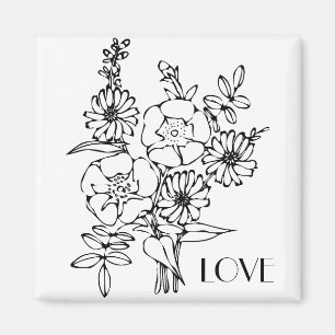 Íman Buquê Flor Amor Magnet
