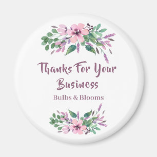 Íman Buquê floral "obrigado do jardim você "