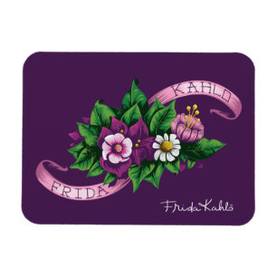 Íman Buquê floral roxo de Frida Kahlo  
