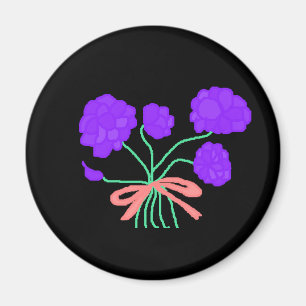 Íman Buquê roxo da perfeição