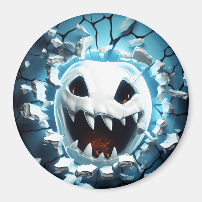 Íman Buraco rachado do Fantasma 3D (Frente)