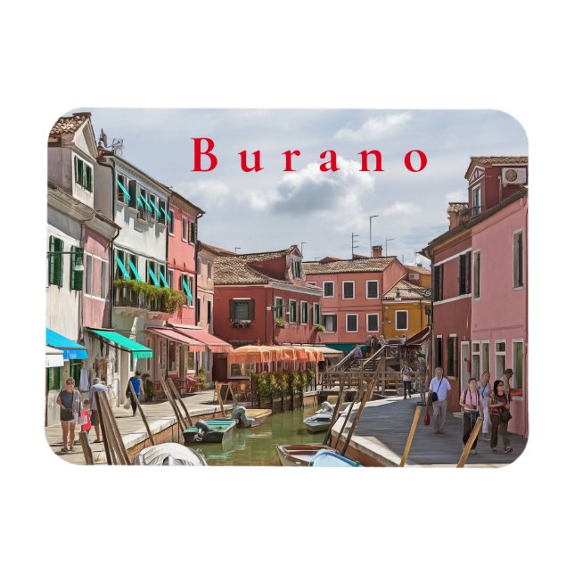 Íman Burano. 10. (Horizontal)