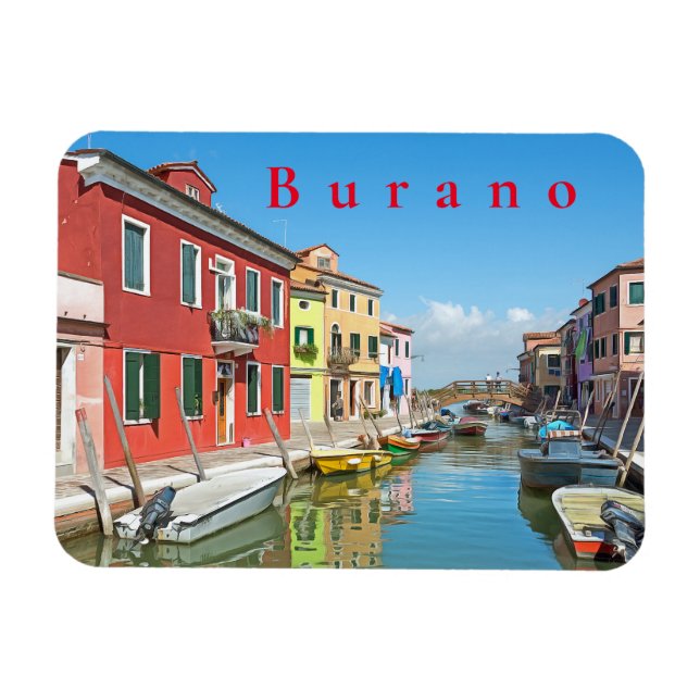 Íman Burano. nº 4 (Horizontal)