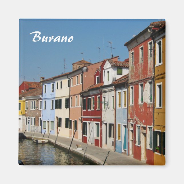 Íman Burano Veneice Magnet (Frente)