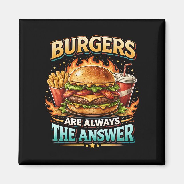 Íman Burgers Are Always the Answer (Frente)