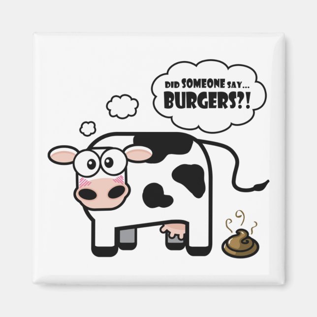 Íman Burgers? Magneta Engraçado (Frente)