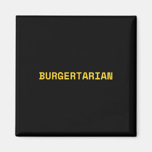 Íman Burgertarian Funny Foodie Burger Lover Hamburger C