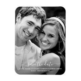 Íman Burgundy Watercolor Flores de inverno Salvar a Dat