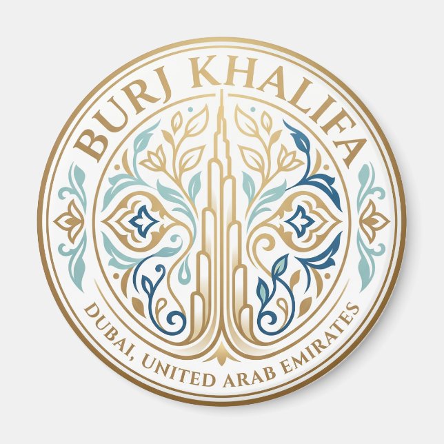 Íman Burj Khalifa Emirados Árabes Unidos (Frente)