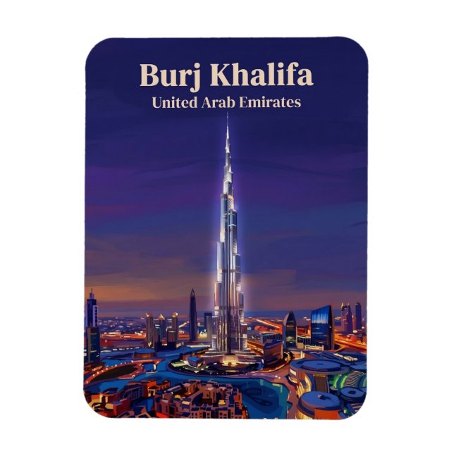 Íman Burj Khalifa Emirados Árabes Unidos (Vertical)