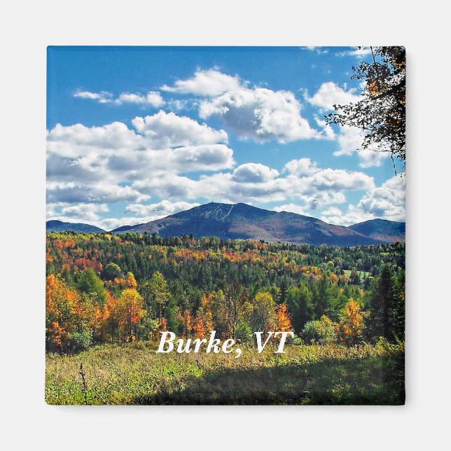 Íman Burke, Vermont, belo outono, (Frente)