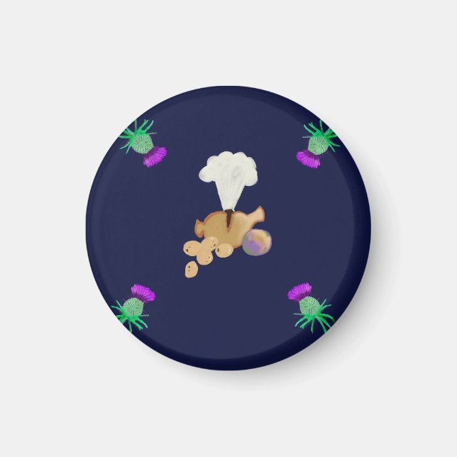 Íman Burns supper (Frente)