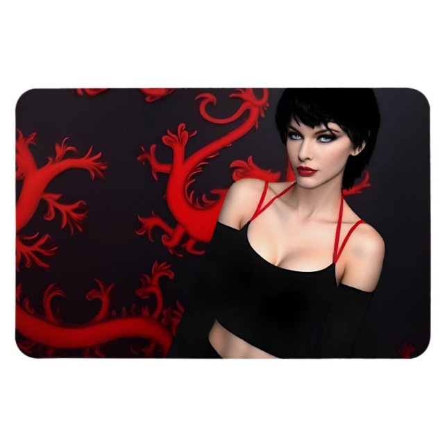 Íman Burnt Out Souls flexible photo magnet (Horizontal)