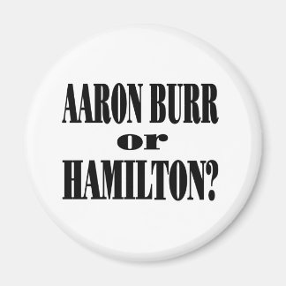 Íman Burr ou Hamilton?