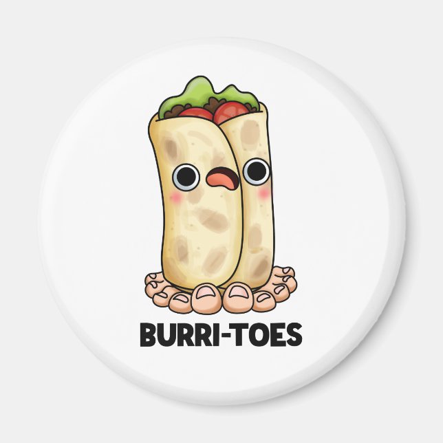 Íman Burrites Funny Burrito Pun (Frente)