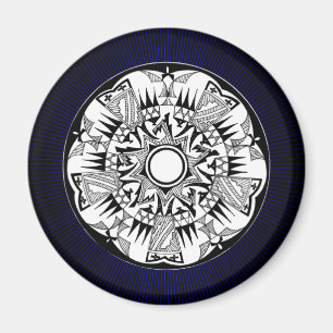 Íman 'Burst azul