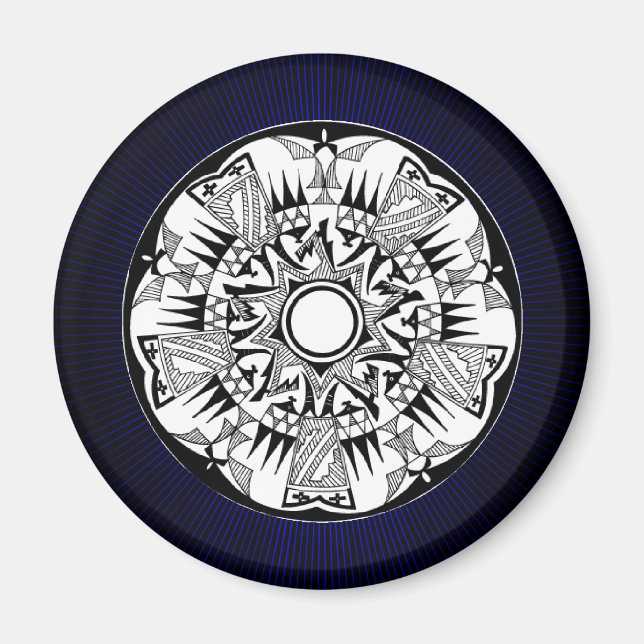 Íman 'Burst Azul' (Frente)