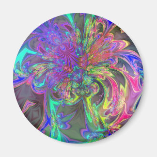 Íman Burst de Cor Brilhante - Teal e Violet Deva