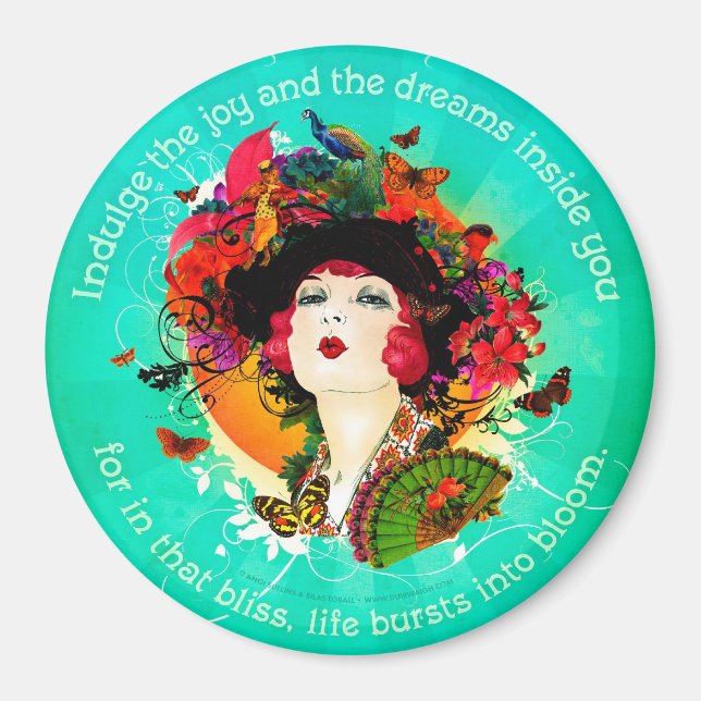 Íman Burst em Bloom (Frente)