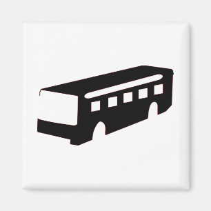 Íman Bus Silhouette